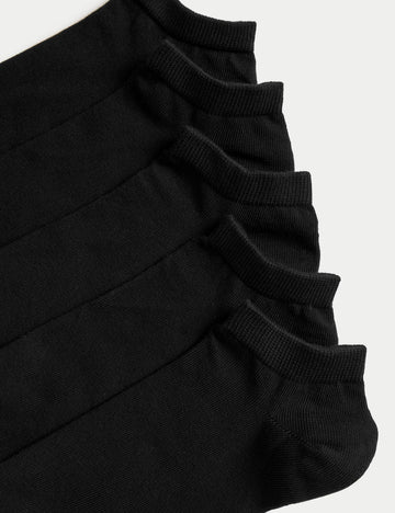 Dri-FIT Low-Cut Ankle Fit Socks – Pack of 5 ( Export Overstock ) BLACK