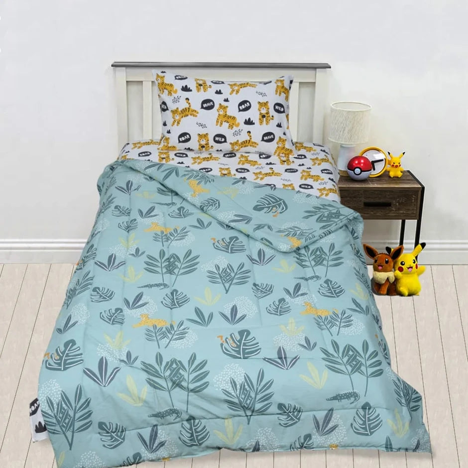 Exports Cotton Kids Printed Comforter Set 3 Piece Design KCS-101